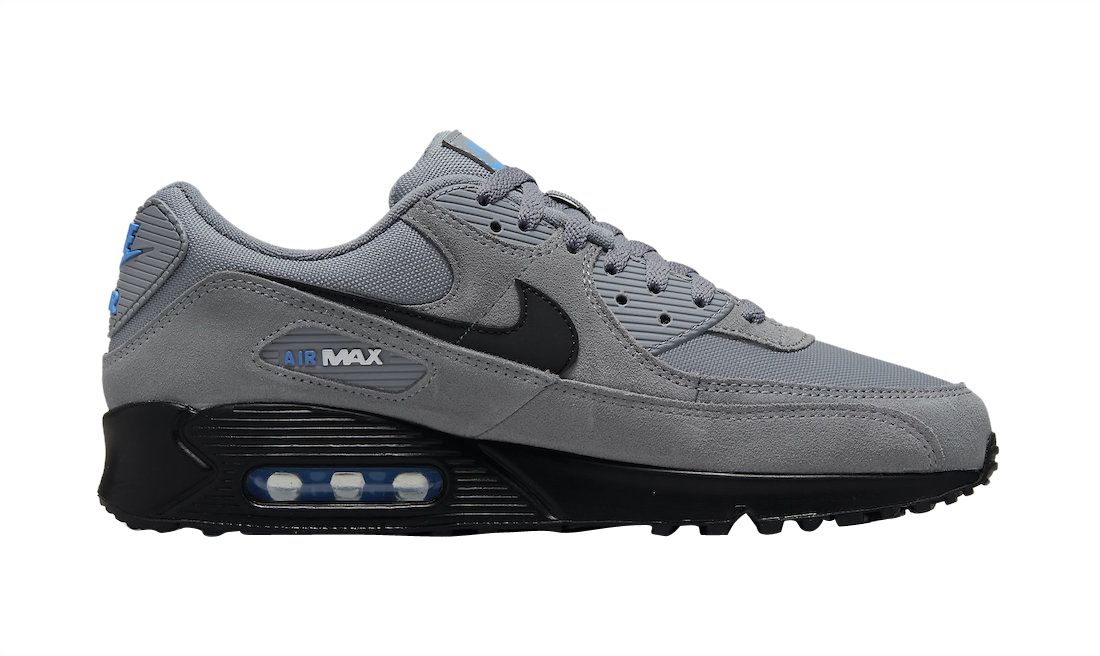Buty Nike Air Max 90 DO6706-002 Grey Blue - obrazek 3
