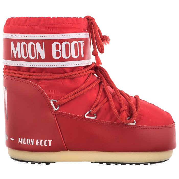 Buty zimowe Moon Boot Nylon 14093400009 Czerwone - obrazek 3