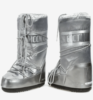 Buty zimowe Moon Boot GLANCE 14016800002 Srebrne