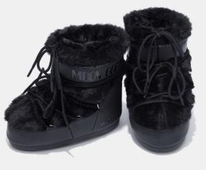 Buty zimowe Moon Boot Low Faux Fur Black 14093900001