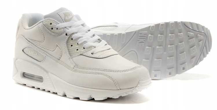 Buty Nike Air Max 90 White 302519-113 - obrazek 4