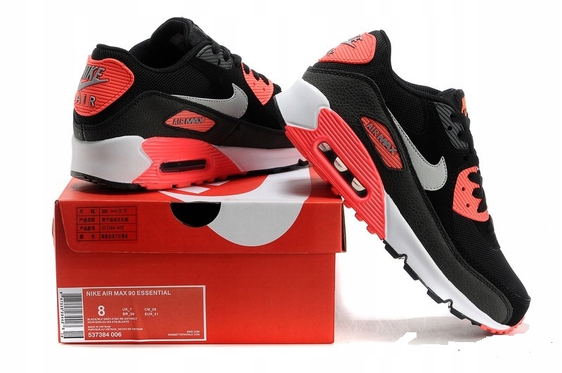 Buty Nike Air Max 90 Pink-Black 537384-006 - obrazek 2